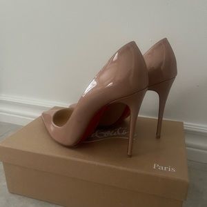 Christian Louboutin Nude Pigalle Follies 100 Heels